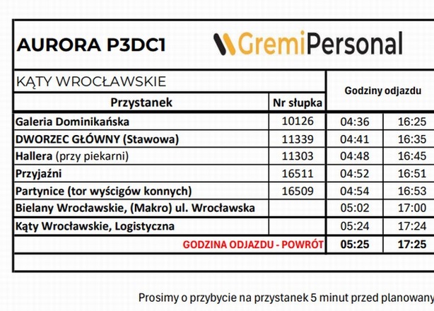 Bilety na  P3DC1 - Aurora 16.03-31.03.2026